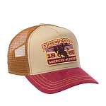 Бейсболка STETSON арт. 7741104 TRUCKER CAP RODEO (бежевый / красный)