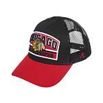 Бейсболка Chicago Blackhawks, черн.-красн., 55-58
