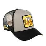 Бейсболка CAPSLAB арт. CL4/1/CT/CHE Premium Cheers (серый / черный)