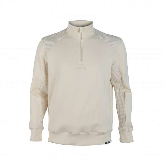 Толстовка без капюшона S25 BAUER QUILTED 1/4 ZIP-CREAM