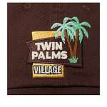 Бейсболка AMERICAN NEEDLE арт. SMU674A-TWINP Twin Palms Village (темно-коричневый)