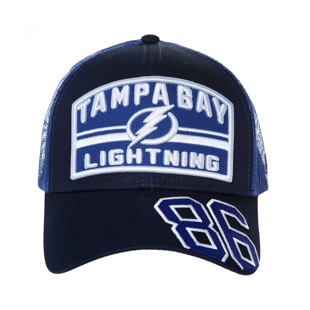 Бейсболка Tampa Bay Lightning №86, син.-голуб.