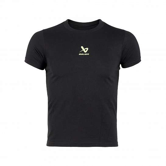 Футболка S25 BAUER SS GRAPHIC TEE-YTH-BLK