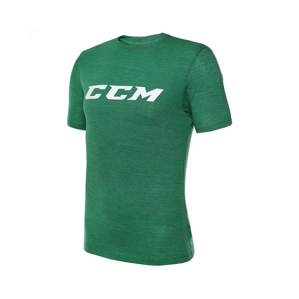 футболка муж. CCM Logo Tee Sr Gn