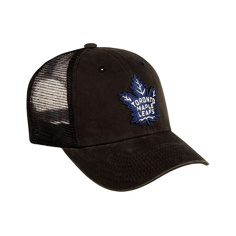 Бейсболка AMERICAN NEEDLE арт. 41152B-TML Toronto Maple Leafs Raglan Bones (черный)