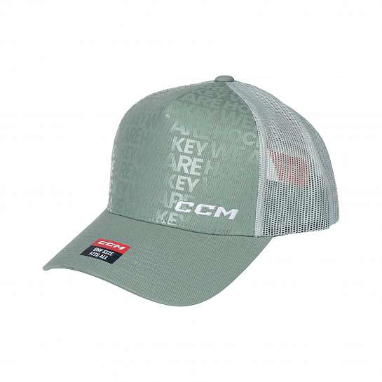 Кепка муж. WE ARE HOCKEY MESHBACK TRUCKER AD ICEBERG GREEN (OSFA)