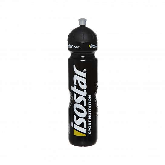 Спортивная бутылочка Isostar 1000 мл Черная с черной крышкой