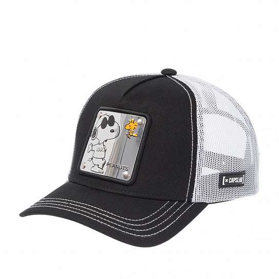 Бейсболка CAPSLAB арт. CL/PEA/1/NAW5 Peanuts Snoopy (черный)