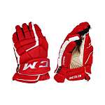 Перчатки игрока дет. HGAS1 JR CCM TACKS Prot Gloves Red/White