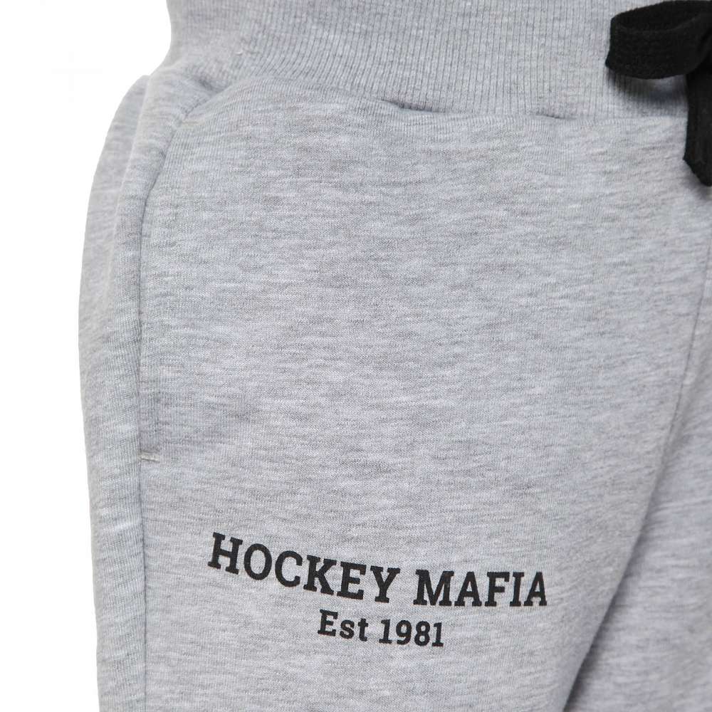 Брюки спортивные детские "Hockey Mafia. Est 1981"серые