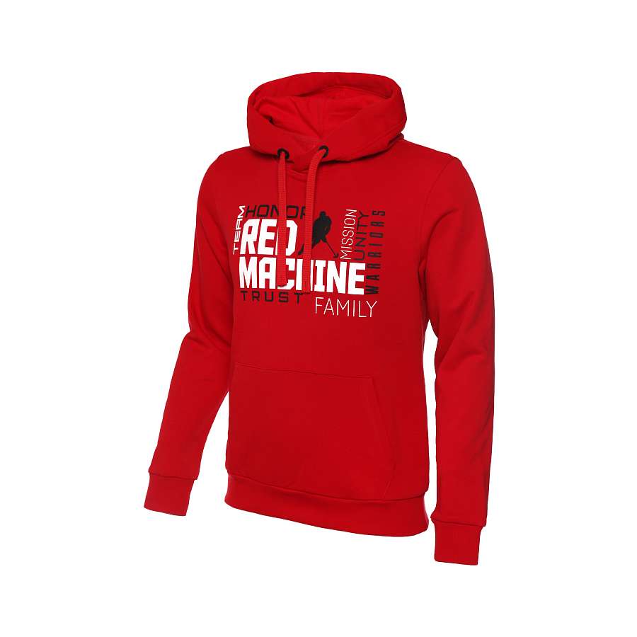 Худи мужское красное "Red Machine. Team Family" арт. RM20001