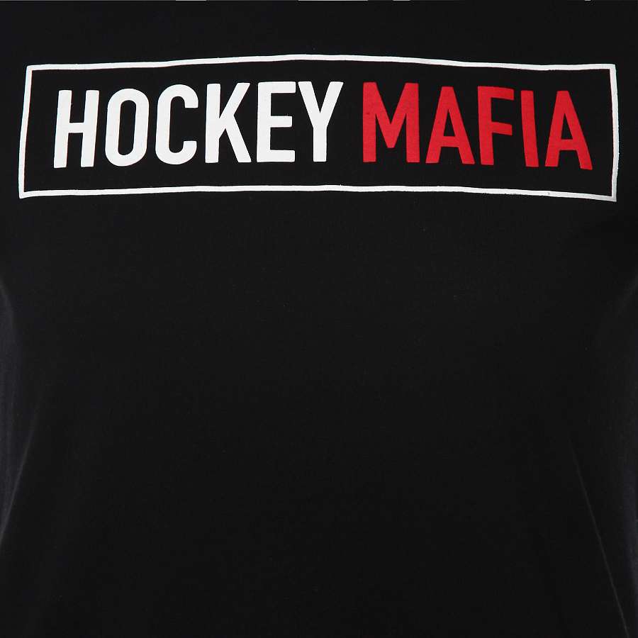 Футболка женская черная "Hockey Mafia"