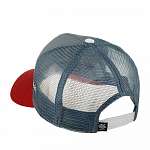 Бейсболка COASTAL арт. HFT The Glow (серый / красный)