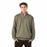 Толстовка без капюшона S25 BAUER QUILTED 1/4 ZIP-SR-BASIL
