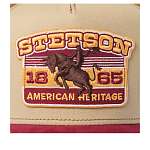 Бейсболка STETSON арт. 7741104 TRUCKER CAP RODEO (бежевый / красный)