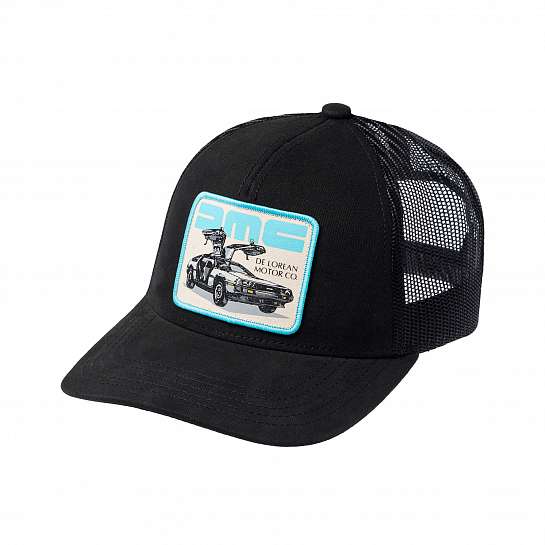Бейсболка AMERICAN NEEDLE арт. 22005A-DMC De Lorean Mc Twill Valin Patch (черный)