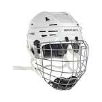Шлем хоккейный с маской, белый