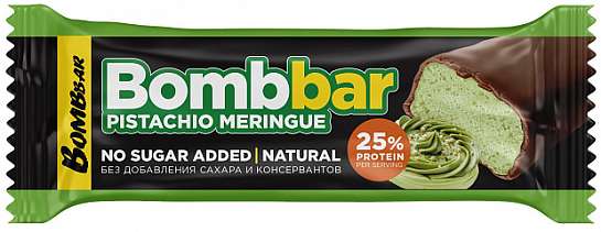 ТМ "BOMBBAR" Батончик глазированный "Фисташковая меренга" 40 г