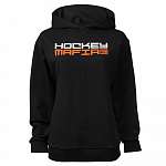Женское худи «Hockey Mafia» Серый принт на спине
