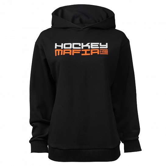 Женское худи «Hockey Mafia» Серый принт на спине