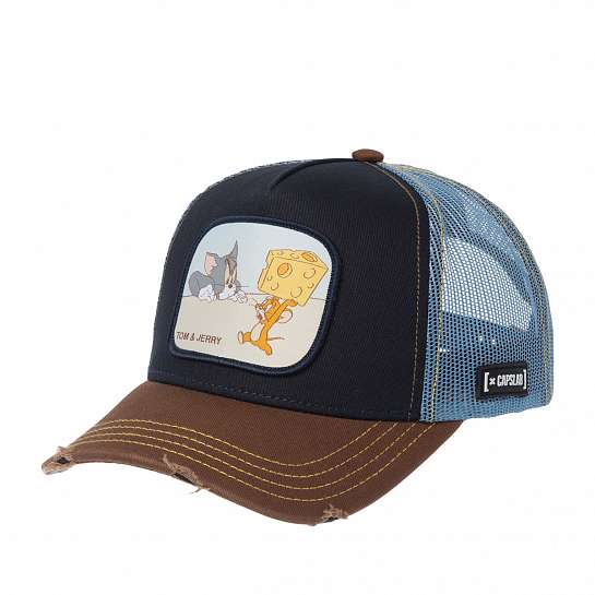 Бейсболка CAPSLAB арт. CL/TAJ7/1/CT/CHE Tom And Jerry Tom And Jerry (темно-синий / коричневый)