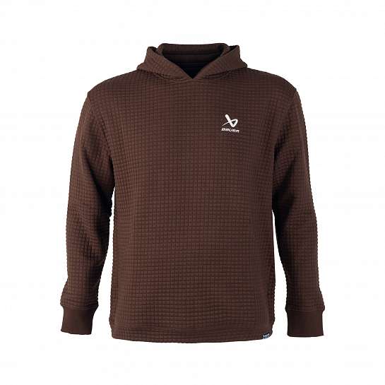 Толстовка S25 BAUER QUILTED HOODIE-SR-BRN