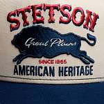 Бейсболка STETSON арт. 7751152 GREAT PLAINS (синий / кремовый)