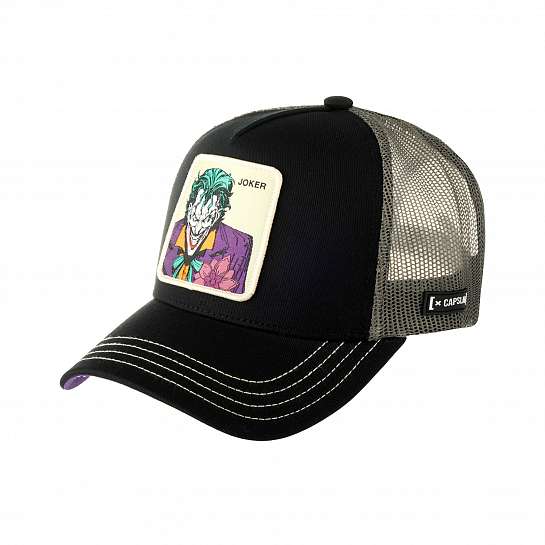 Бейсболка CAPSLAB арт. CL/DC6/1/CT/JKR3 DC Comics Joker (черный / серый)