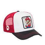 Бейсболка CAPSLAB арт. CL/SMB/1/MAR Super Mario Mario (белый / черный)