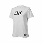Футболка женская белая "ОК"