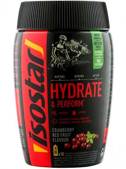 Изотонический напиток Isostar Hydrate & Perform Клюква 400 г