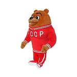 Softoy Игрушка мягкая Медведь спортсмен 32см