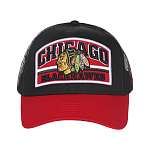 Бейсболка Chicago Blackhawks, черн.-красн., 55-58