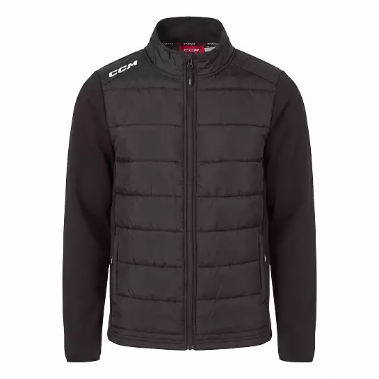TEAM HYBRID QUILTED JACKET AD BK