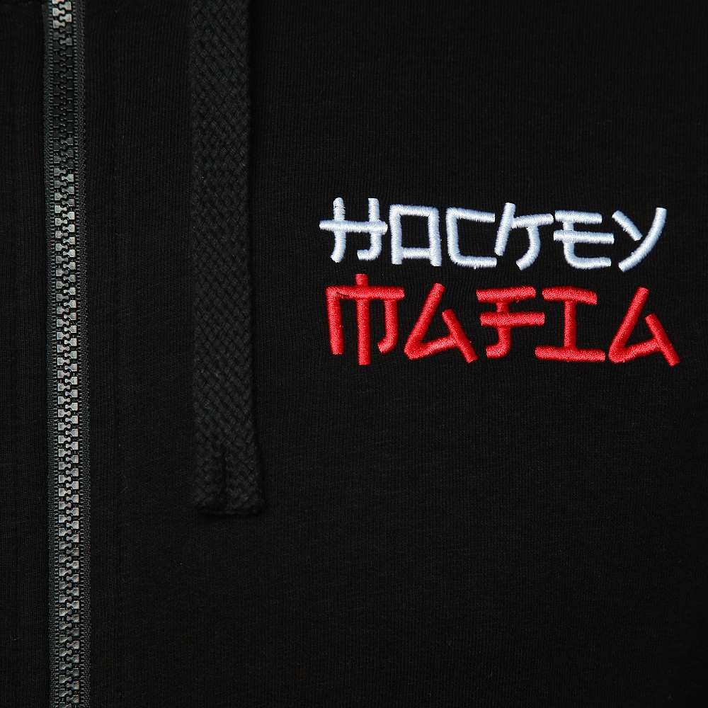 Худи мужское черное с капюшоном Hockey Mafia арт. SHM001 "СКА"