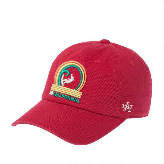 Бейсболка AMERICAN NEEDLE арт. SMU674A-CA California Ballpark (кирпичный)