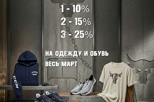 Акция на одежду и обувь