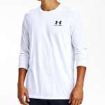 Лонгслив UA SPORTSTYLE LEFT CHEST LS WHT