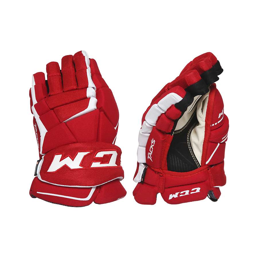 Перчатки игрока муж. HG9060 SR CCM TACKS Prot Gloves Red/White