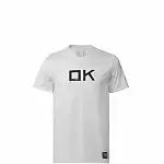 Футболка мужская белая "ОК"