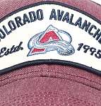 Бейсболка Colorado Avalanche, бордо.-син.